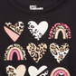 Epic Threads Little Girl's Animal Hearts T-Shirt Black Size 5