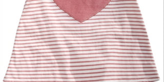 First Impressions Baby Girl's Striped Heart T-Shirt Pink Size 18MOS