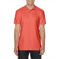Gildan Men's Short Sleeve Double Pique Polo Shirt Orange Size L