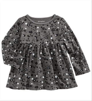 First Impressions Baby Girl's Leopard Print Tunic Gray Size 18MOS