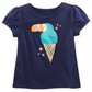 Epic Threads Little Girl's Graphic Print T-Shirt Blue Size 6X