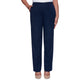 Alfred Dunner Women's Anchor's Away Pull on Pants Blue Size 6 Petite