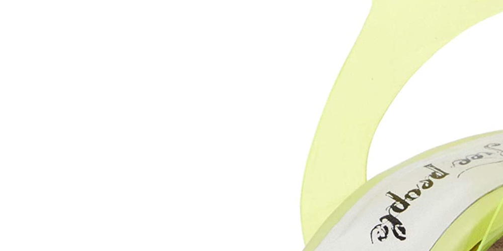 Free People Women's Natal Heel  Yellow Size 7M