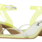 Free People Women's Natal Heel  Yellow Size 7M