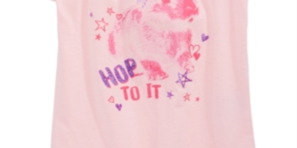 Epic Threads Toddler Girl's Hop to It T-Shirt Pink Size 2T
