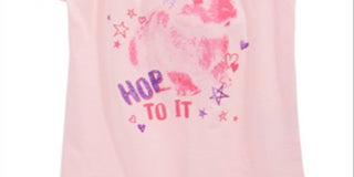 Epic Threads Toddler Girl's Hop to It T-Shirt Pink Size 2T