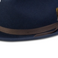 Stetson Men's Layden Felt Fedora Cap Blue Size L