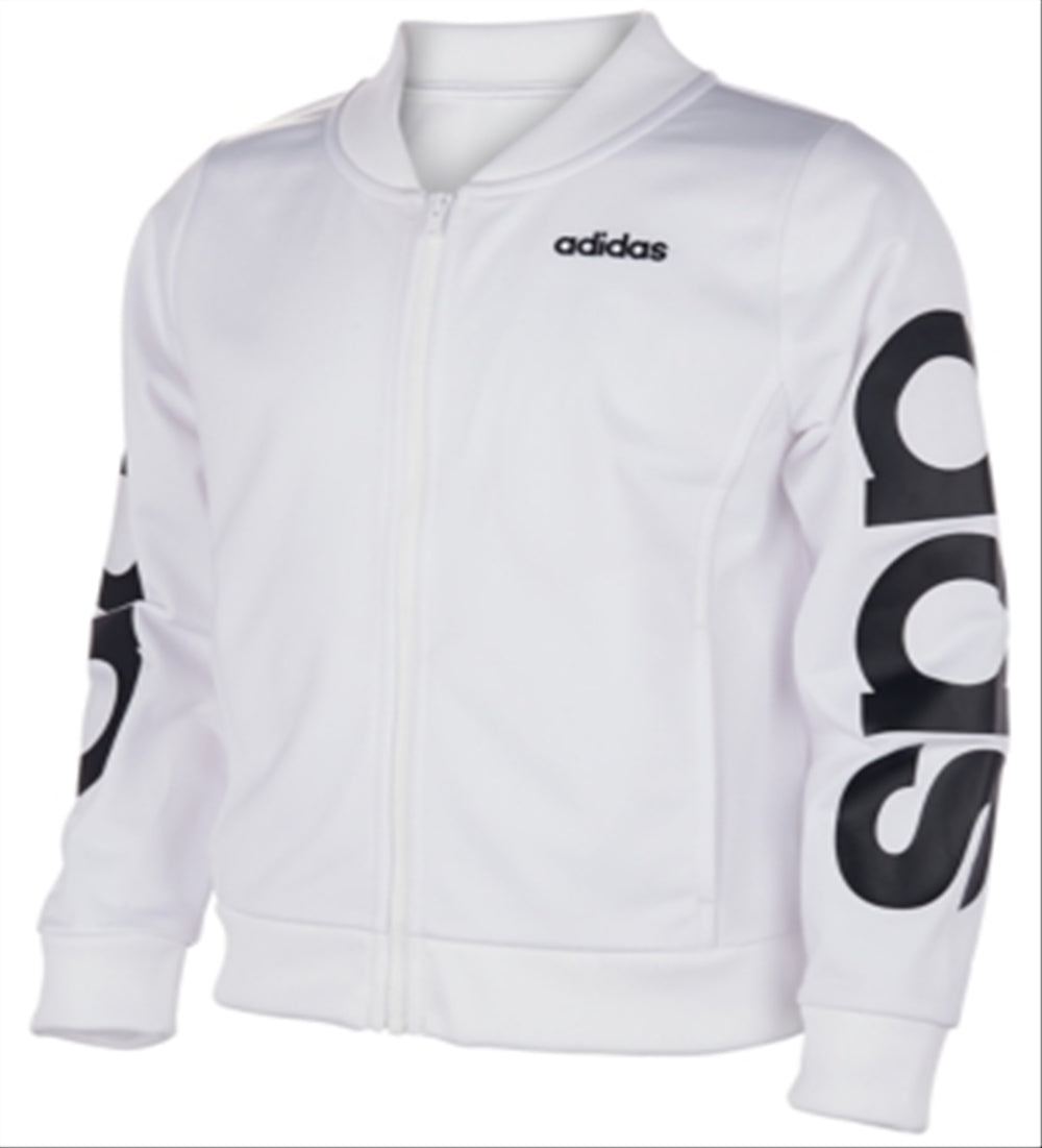 Adidas Big Girl's Adi Bomber Jacket White Size X-Large