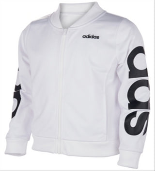 Adidas Big Girl's Adi Bomber Jacket White Size X-Large