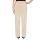 Alfred Dunner Women's Corduroy Elastic Waist Pants Brown Size 16X4.5