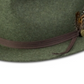 Stetson Men's Layden Felt Fedora Cap Green Size Regular