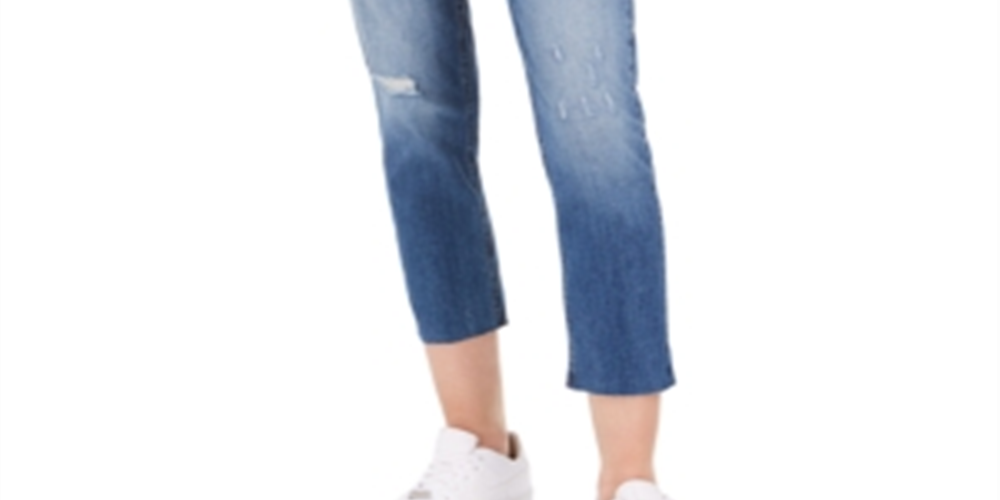 STS Blue Women's Alicia High Rise Distressed Mom Jeans Blue Size 32