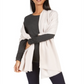 INC International Concepts Women's Line Work Foil Flower Wrap Tan One Size
