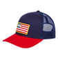 Billabong Men's Snapback Sports Merica Ball Cap Blue Size Regular