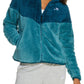 Nike Women's Teal Solid Zip up Jacket Green Size Large
