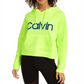 Calvin Klein Women's Performance Relaxed Logo Hoodie Green Size Large