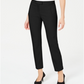 Alfani Women's Tummy Control Slim Leg Pants Black Size 2 Petite