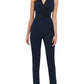Tommy Hilfiger Women's Jumpsuit Knit Sleeveless Navy Size 8