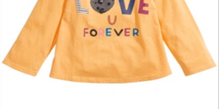 First Impressions Baby Girl's Owl Love U T-Shirt Yellow Size 3-6MOS