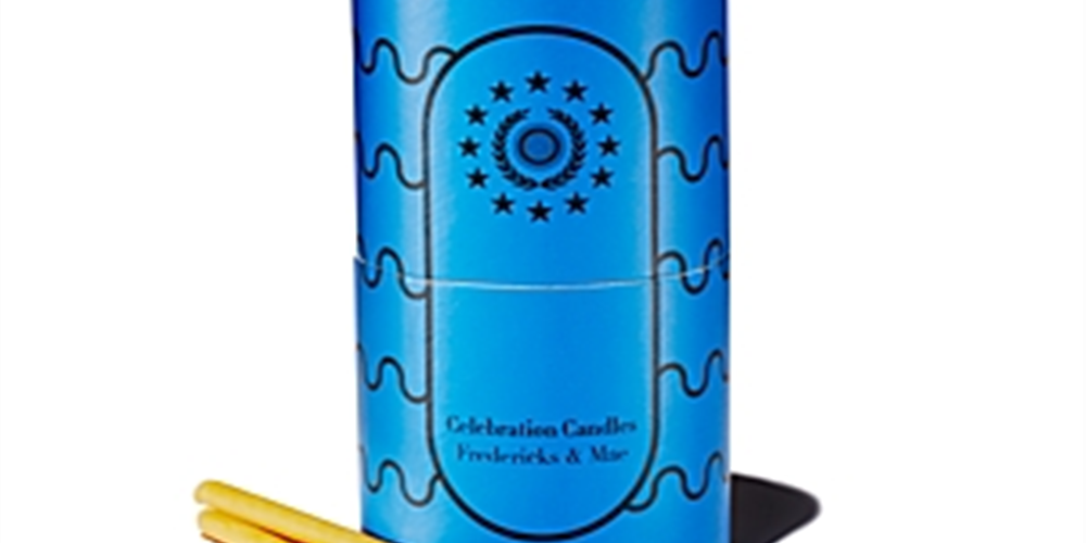 Fredericks and Mae Celebration Candles Yellow One Size