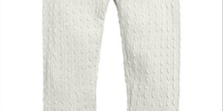 First Impressions Baby Girl's Textured Leggings White Size 24MOS