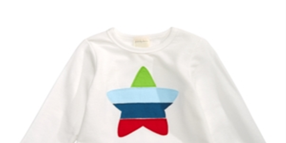 First Impressions Toddler Boy's Bold Star T-Shirt White Size 4T