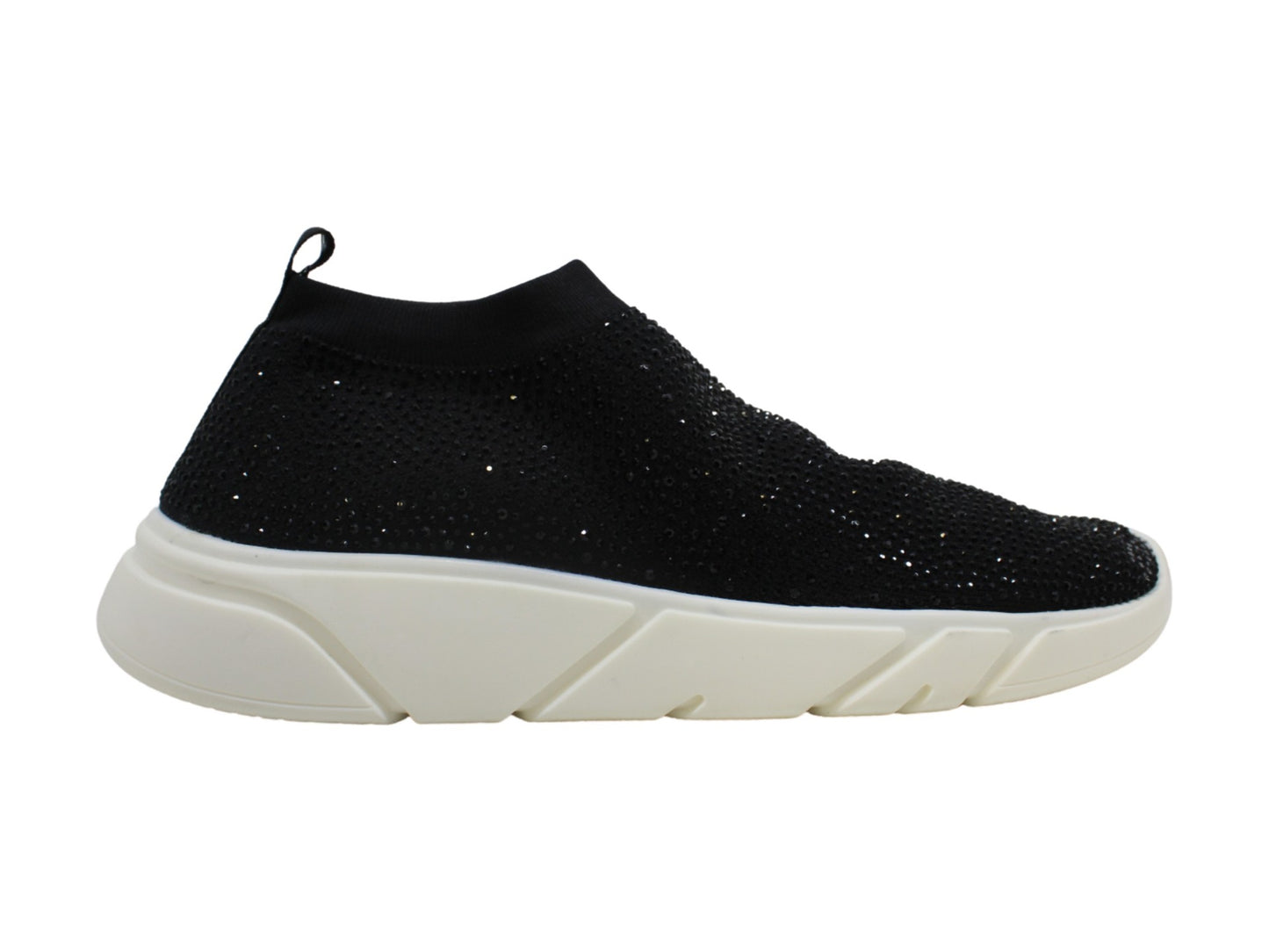 INC International Concepts Women's Low Top Slip on Fashion Sneakers Black Size 5 M