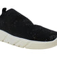 INC International Concepts Women's Low Top Slip on Fashion Sneakers Black Size 5 M