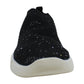 INC International Concepts Women's Low Top Slip on Fashion Sneakers Black Size 5 M