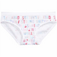 Maidenform Little & Big Girl's Printed Seamless Hipster Underwear White Size Small