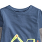 First Impressions Baby Boy's Bulldozer Print Layered Look T-Shirt Blue Size 24MOS