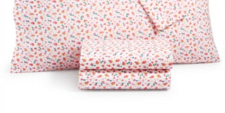 Closeout! Martha Stewart Essentials 200-Thread Count 4-Pc. Queen Sheet Set Bedding Cream Size 16S