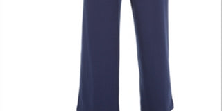 Style & Co Women's Wide Leg Tie Waist Pants Blue Size X-Small