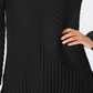 Charter Club Women's Patterned Mock Turtleneck Sweater Black Size Petite XL