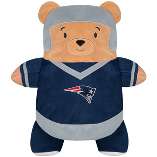 Cubcoats Boy's Toddler New England Patriots 2-in-1 Transforming Full-Zip Hoodie & Soft Plushie Navy