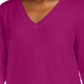 Maison Jules Women's V Neck Sweater Pink Size XX-Large