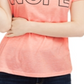 Love Tribe Junior's Nope Graphic T-Shirt Orange Size Medium