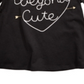 First Impressions Baby Girl's Cotton Beyond Cute Top Black Size 3-6MOS