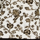 JM Collection Women's Plus Metallic Floral Print Top Brown -Gold  Size 0X