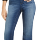 INC International Concepts Women's Curvy Fit Finity Bootcut Jeans Blue Size 2