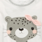 First Impressions Baby Girl's Cotton Colorblocked Cheetah T-Shirt White Size 12MOS