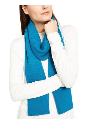 Eileen Fisher Women's Scarf Merino Wool Cold Weather Blue Size Regular