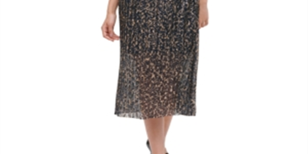 Kensie Women's Floral Sleeveless Halter Midi Sheath Dress Blue Size 10