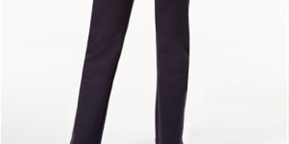 Charter Club Women's Pull on Ponte Knit Pants Blue Size 18X4.5