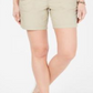 Style & Co Women's Cargo Shorts Brown Size 14