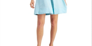 Charter Club Women's Tie Back A Line Dress Blue Size X-Large