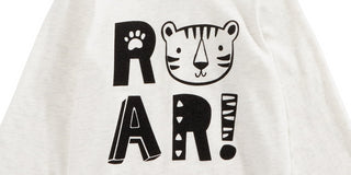 First Impressions Infant Boy's Roar Print T-shirt White Size 3-6MOS