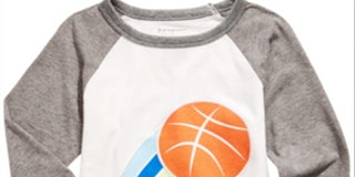 First Impressions Baby Boy's Basketball Print T-Shirt White Size 18MOS