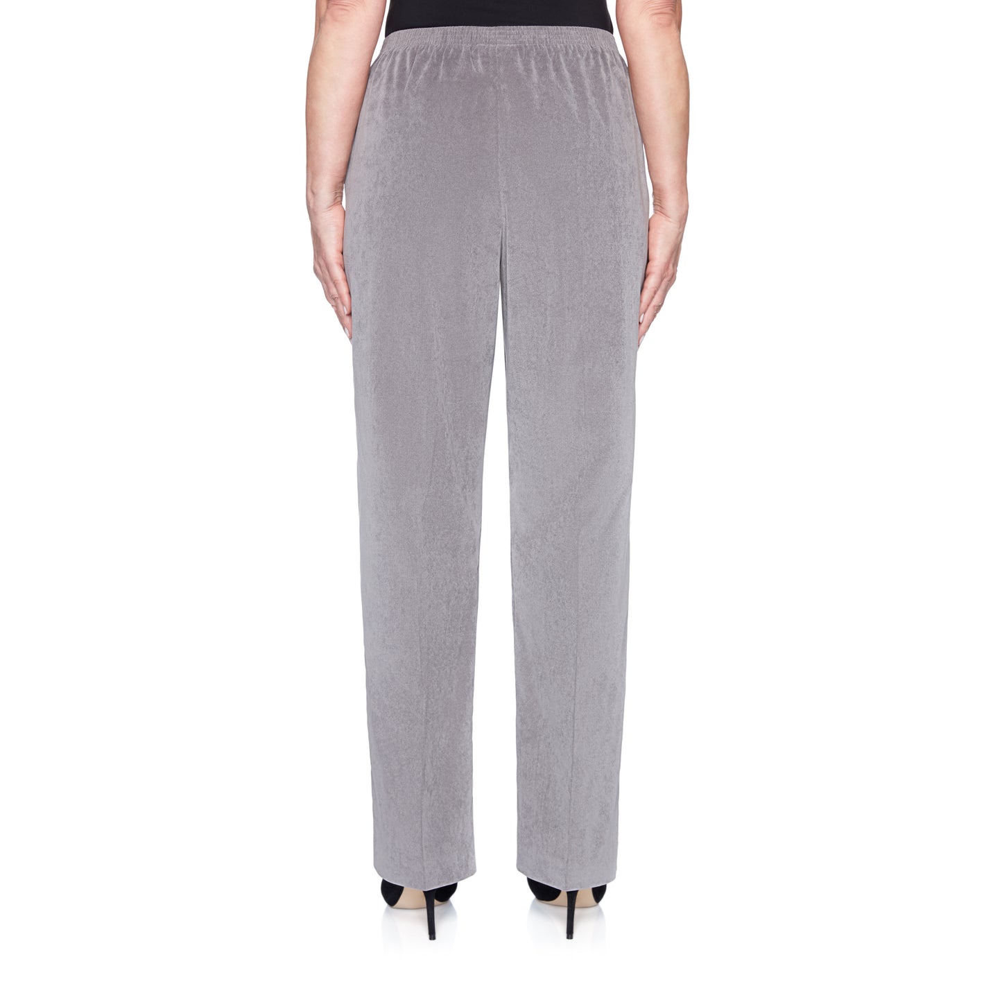 Alfred Dunner Women's Classic Corduroy Pant Gray Size 18X4.5