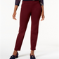 Charter Club Women's Pull on Ponte Knit Pants Maroon Size 6P